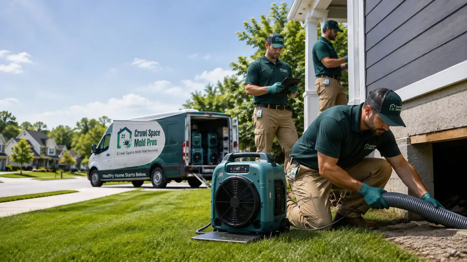 Crawl Space Mold Removal in Glendale, SC